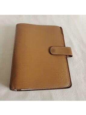 Louis Vuitton Monogram Medium Ring Agenda Cover MM Brown OS